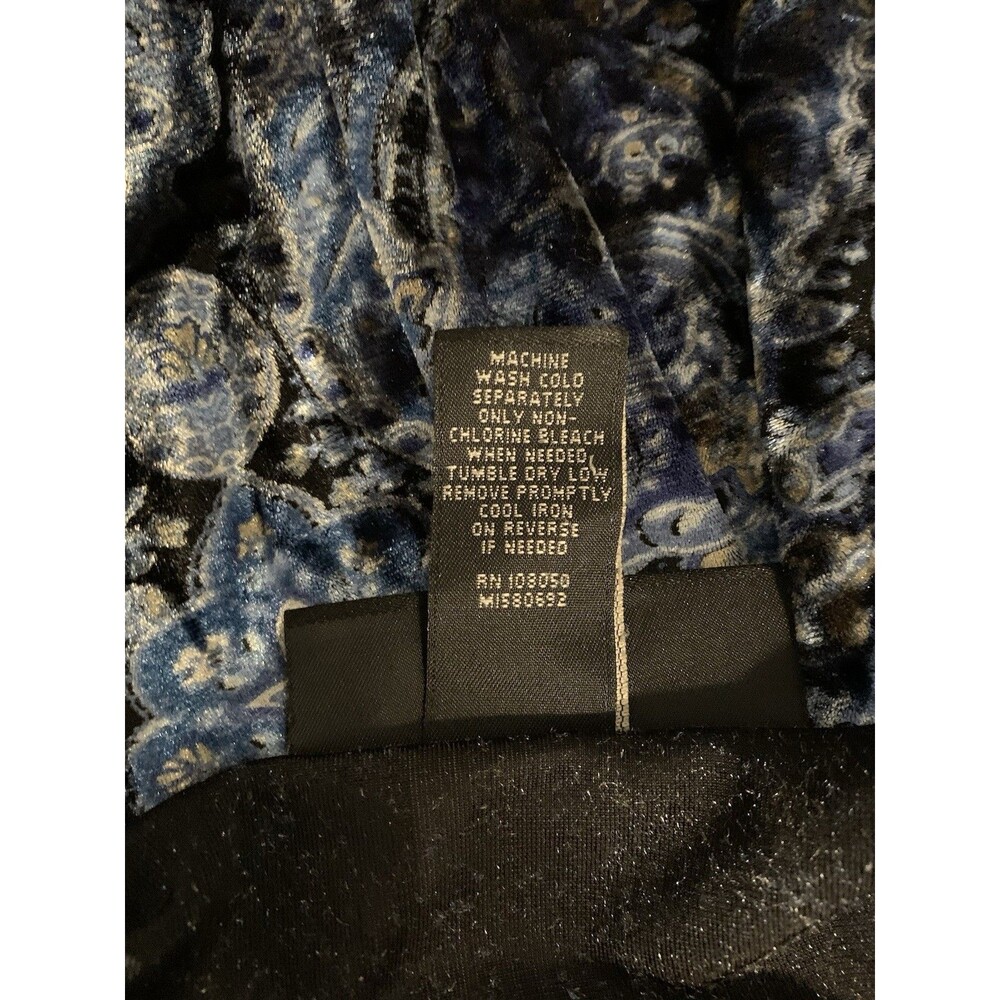 Venezia Womens Size 18 20 Top Velvet Pullover Long Sleeves Stretch Tunic - Picture 4 of 6